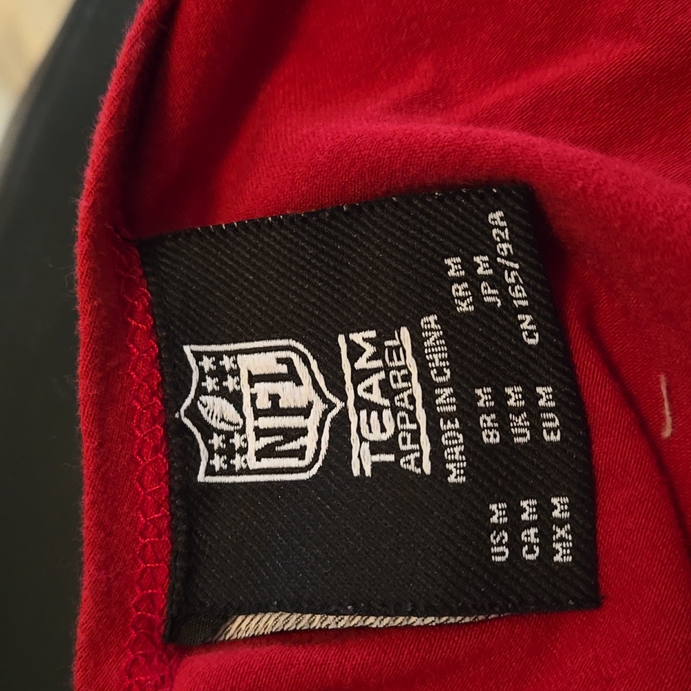 NFL Team Apparel Red Shirt SF 49ers - Picture 4 of 4